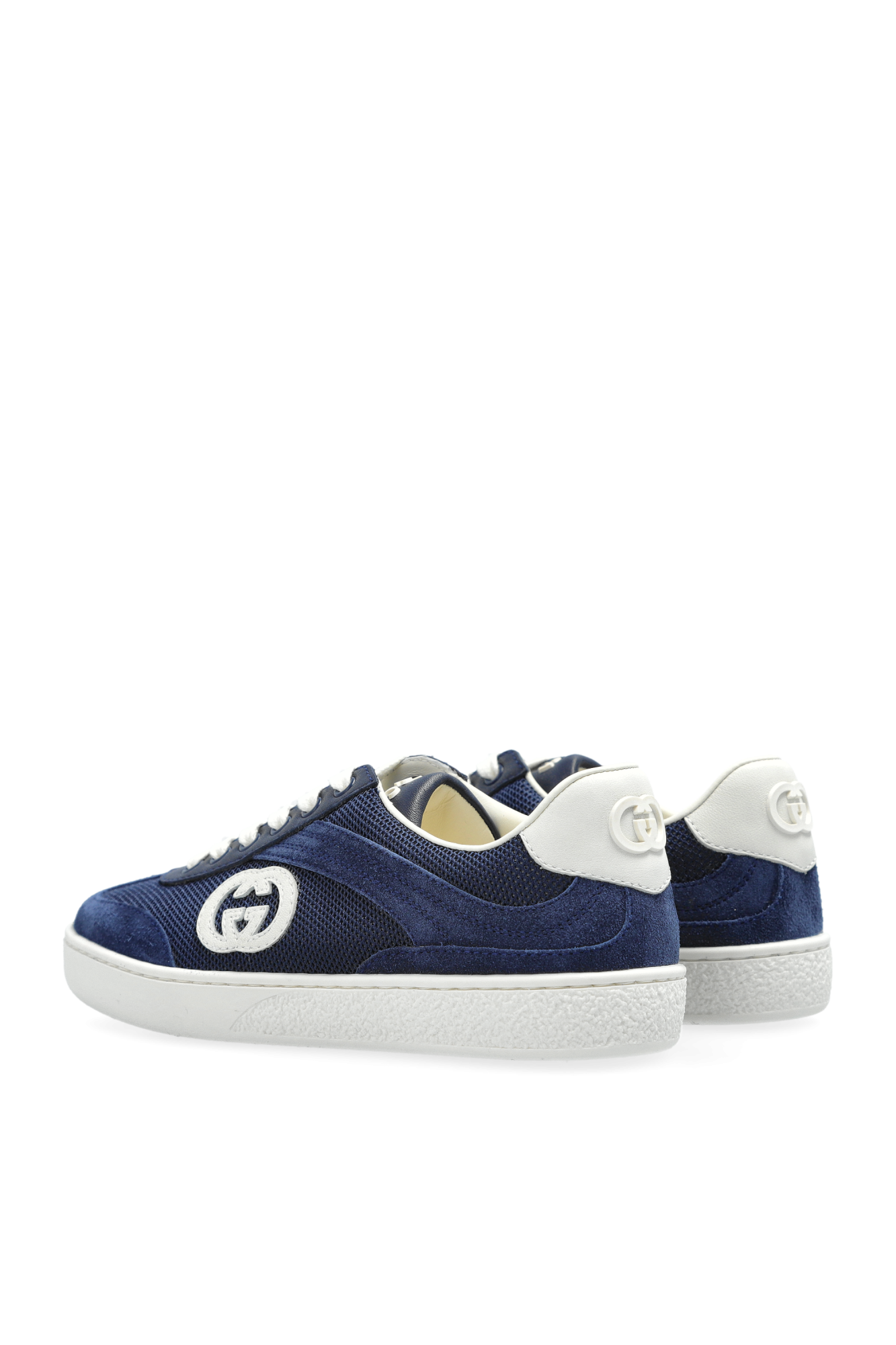 Azul marino Zapatillas con logo Gucci Kids - Vitkac Spain